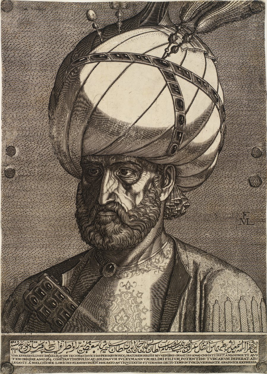 Pers Elçisi Prens İsmail by Melchior Lorck