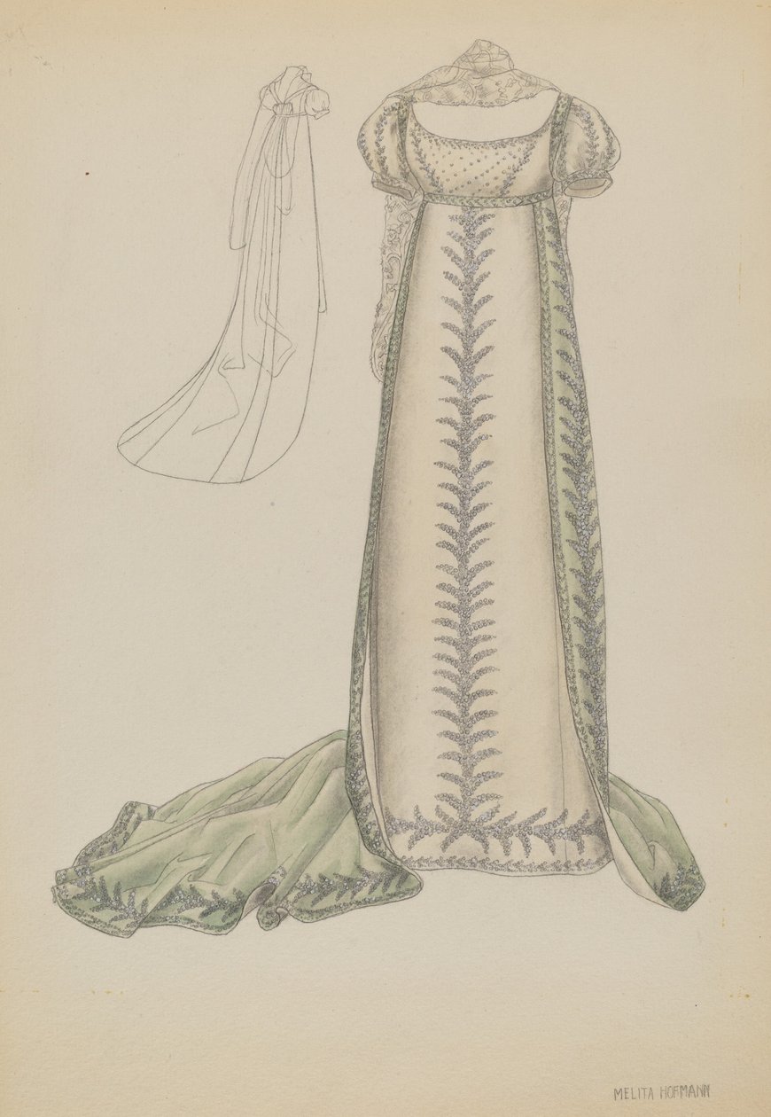 Mahkeme Elbisesi, c. 1936. by Melita Hofmann