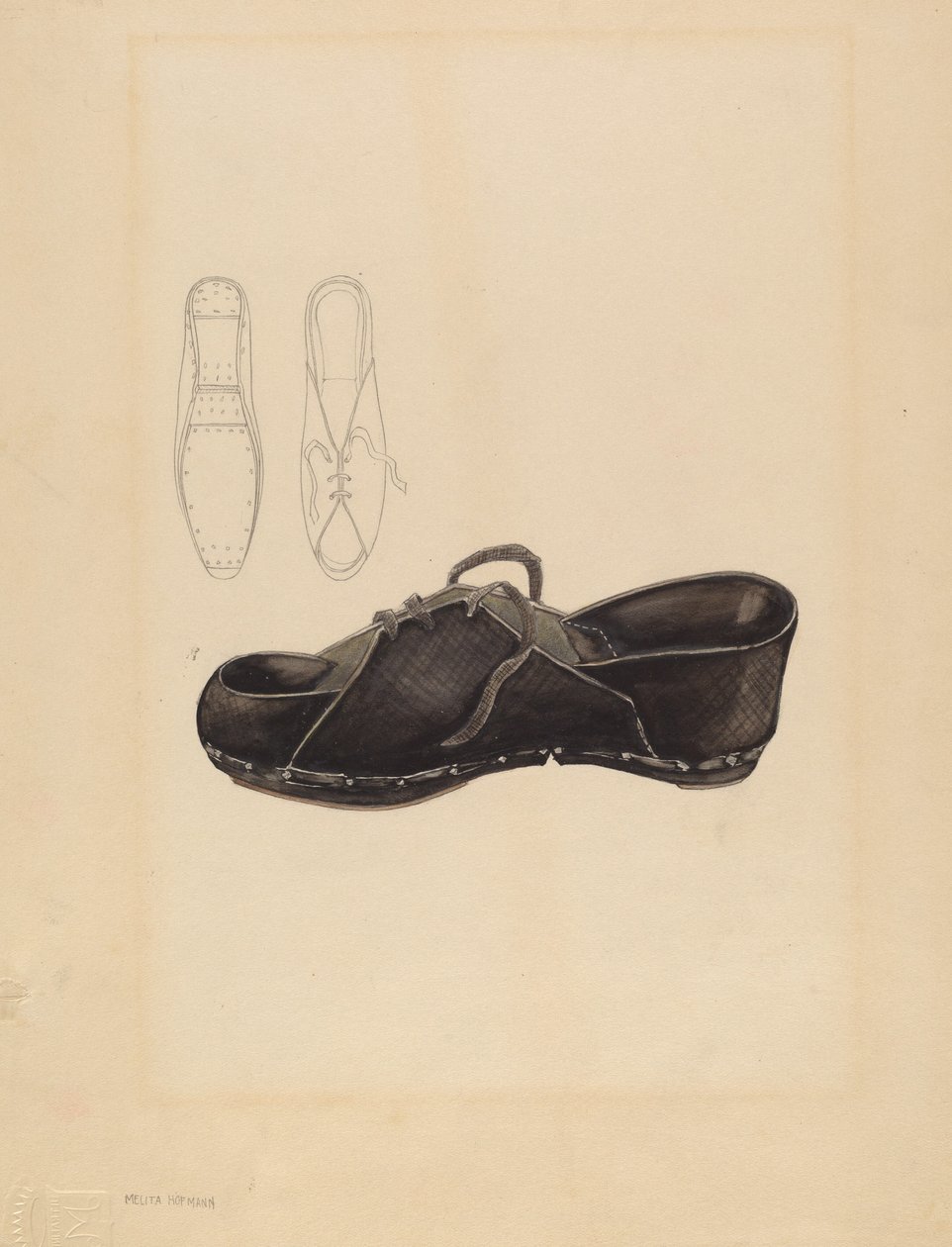 Kadın Takunyası, c. 1936. by Melita Hofmann