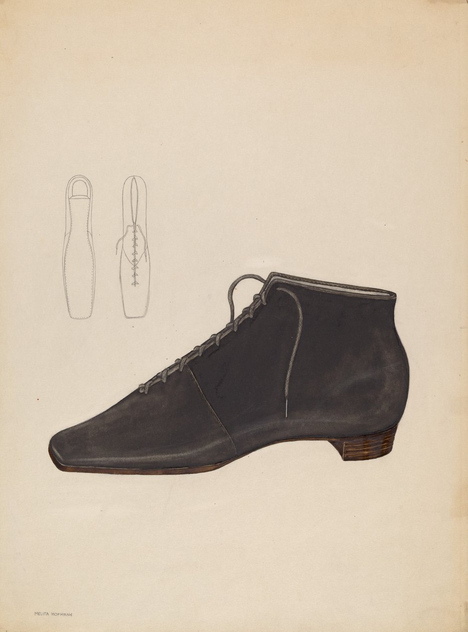 Kadın Ayakkabısı, c. 1936. by Melita Hofmann