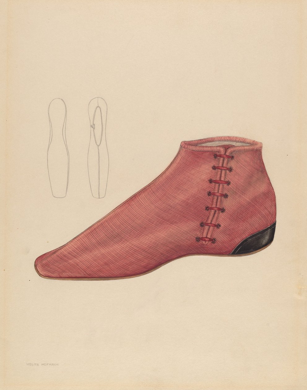 Kadın Ayakkabısı, c. 1936. by Melita Hofmann