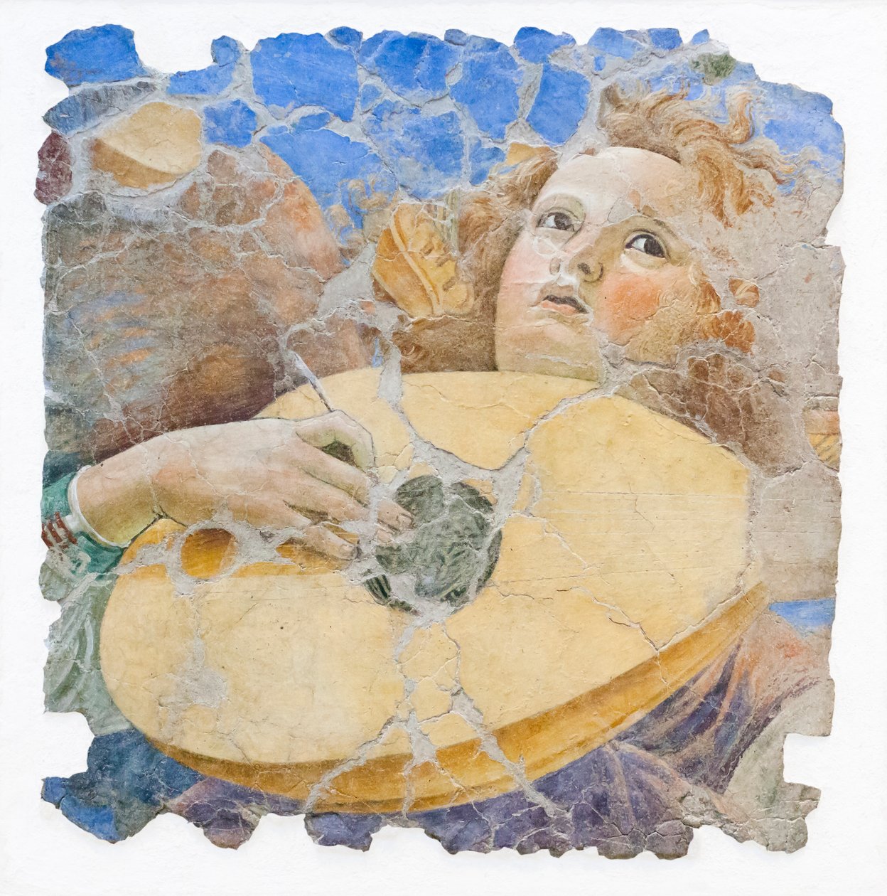 Müzik yapan melekler, 1480 civarı by Melozzo da Forli