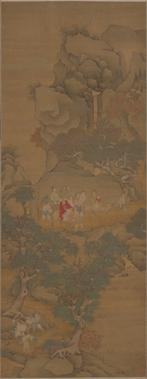 X u jin Guiyang ailesini taşıyor by Mennecy Villeroy Factory