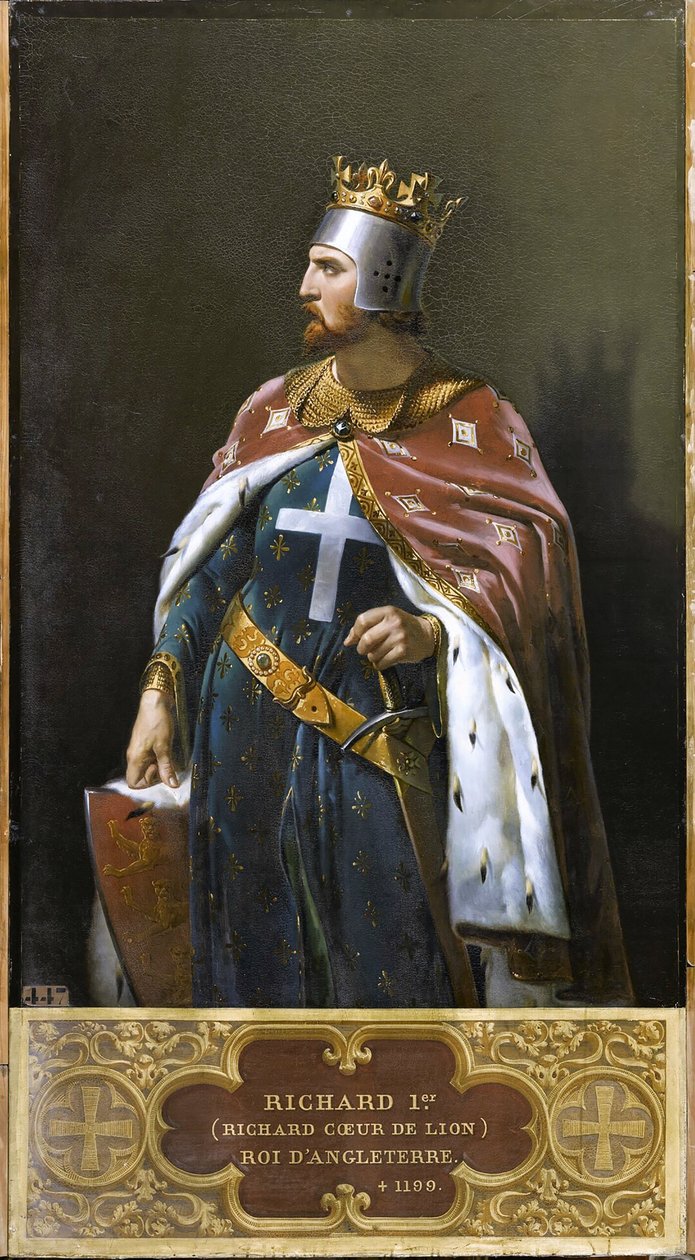 Aslan Yürekli Richard, 1841. by Merry Joseph Blondel