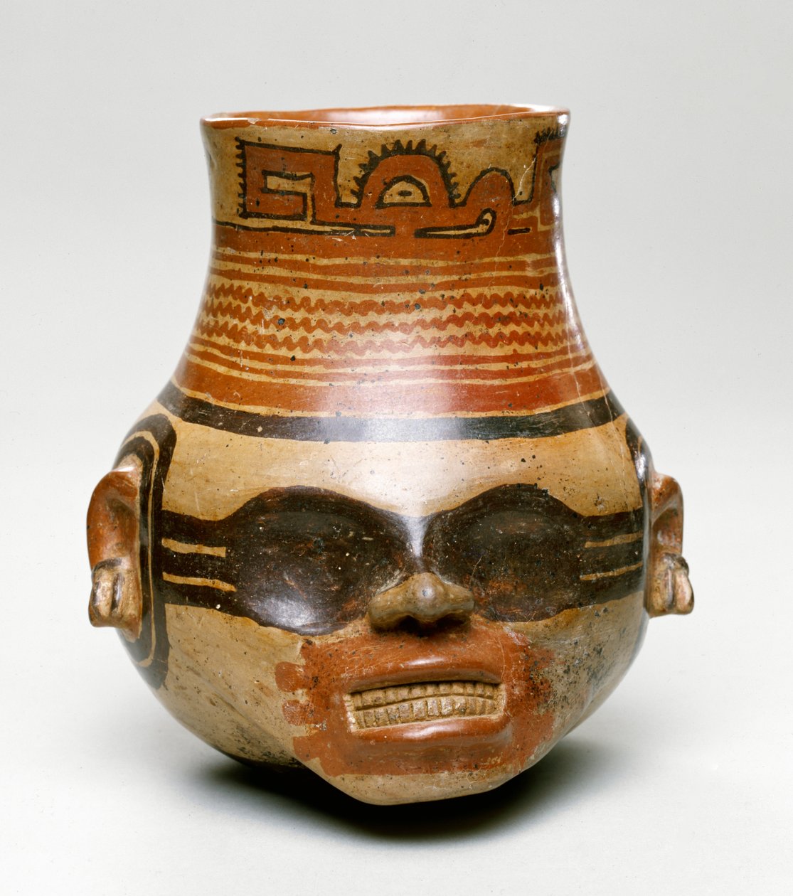Antropomorfik kukla kap, Bagace, Guanacaste, 500-800 (seramik) by Mesoamerican