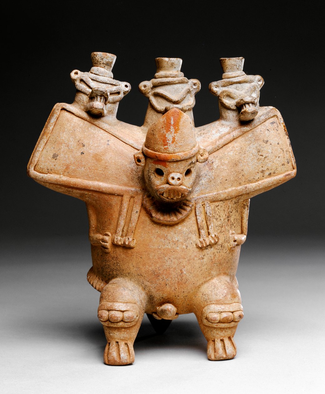 Effigy düdük, Guanacaste, 300-500 (seramik) by Mesoamerican