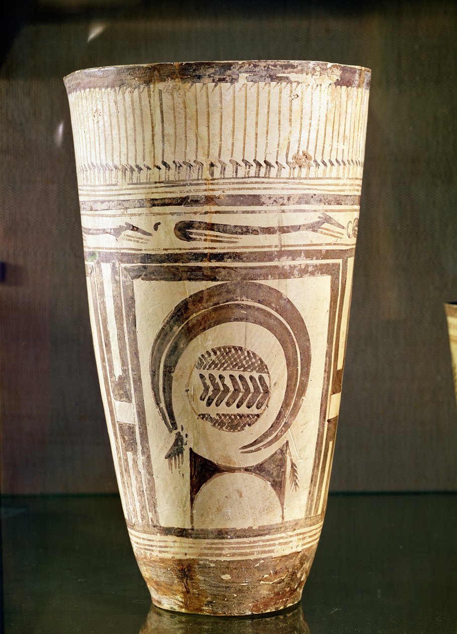 Vazo, Stil I, Susa, İran, MÖ 5000-4000 (seramik) by Mesopotamian