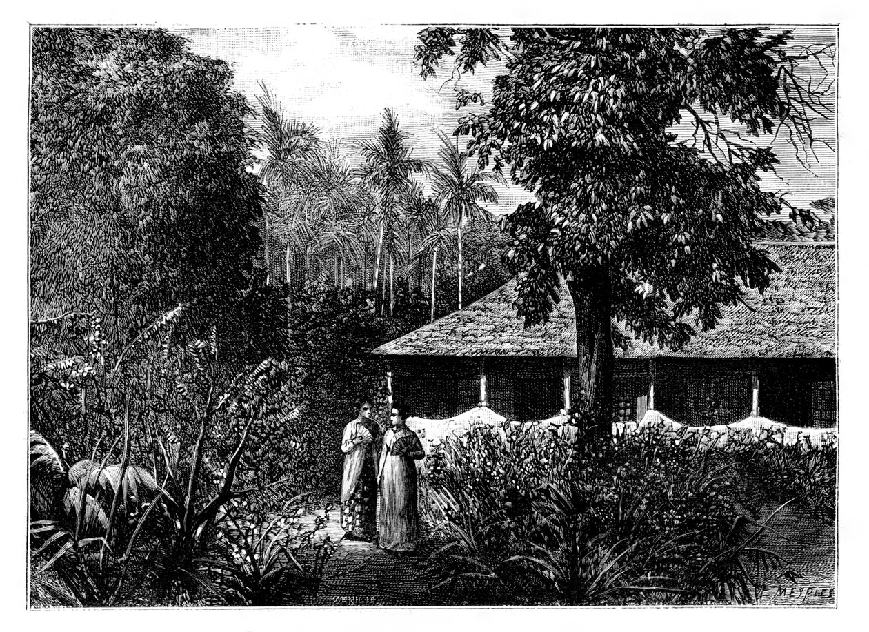 Ternate, Endonezya, 19. yüzyıl Hollandalı ev. by Mesples