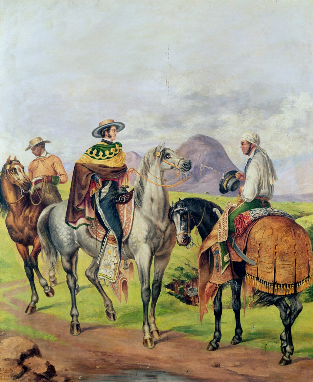 çiftlik sahipleri by Mexican School