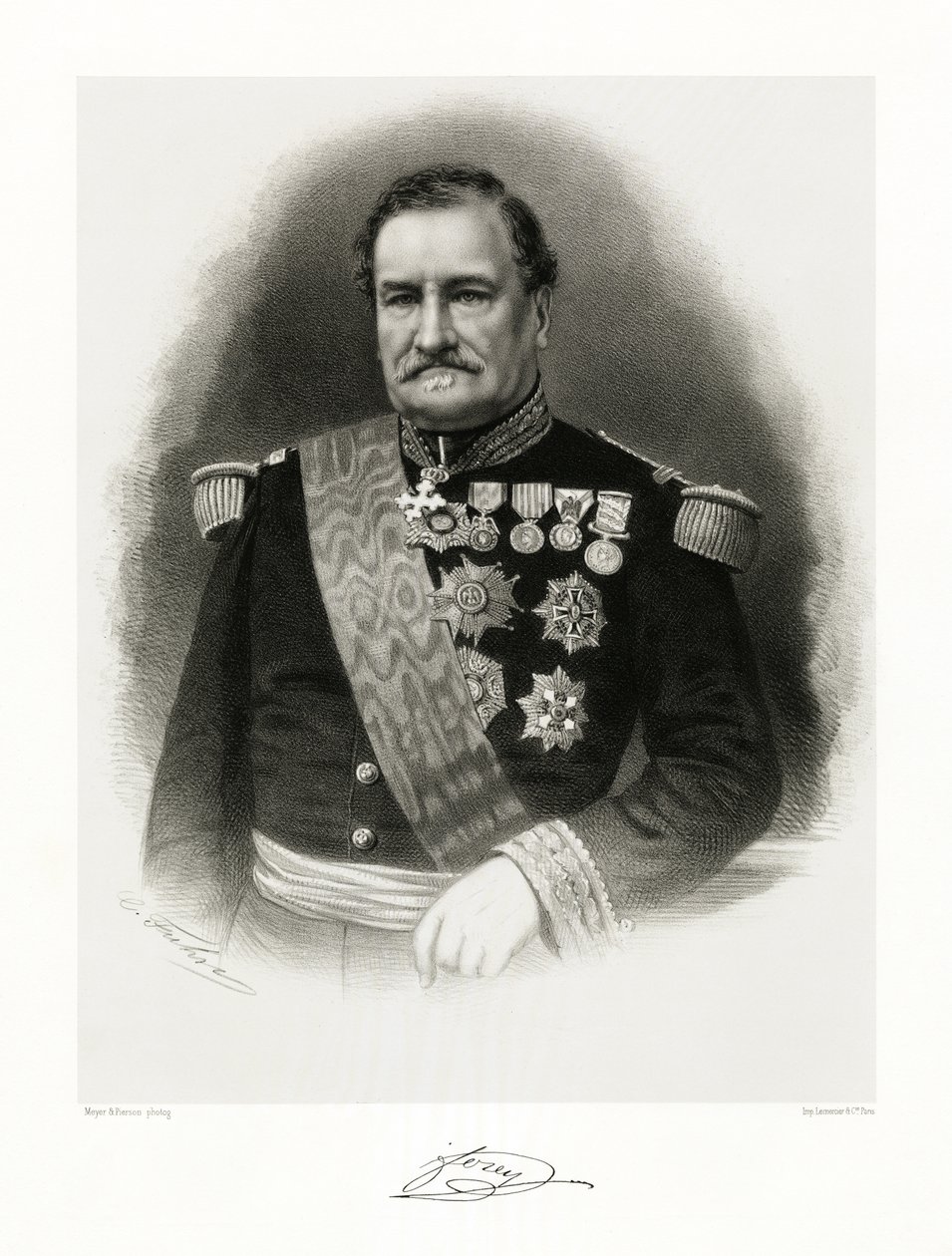 Elie Frédéric Forey, 1865-66 by Meyer and Pierson