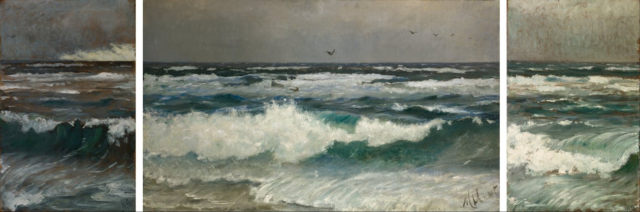 kıyıdaki kırıcılar by Michael Peter Ancher