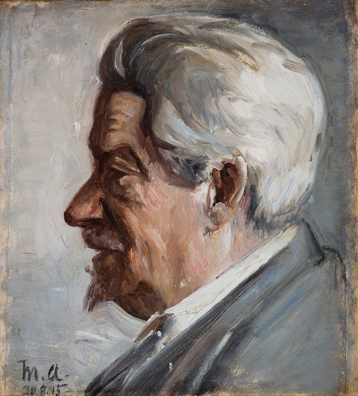 Georg Brandes by Michael Peter Ancher