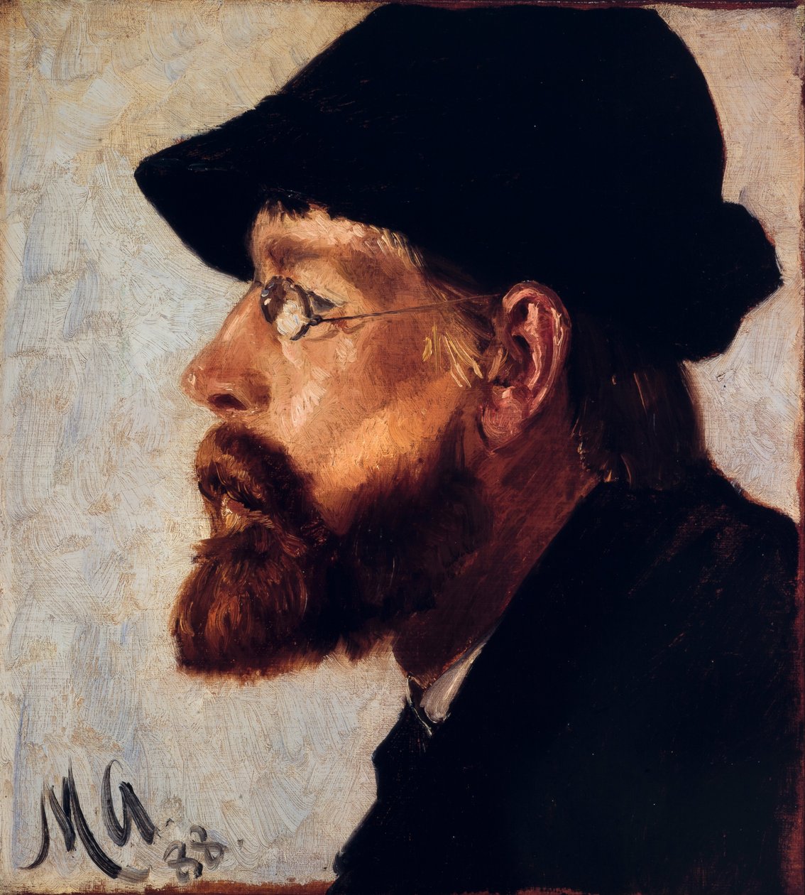 Nils Hansteen by Michael Peter Ancher
