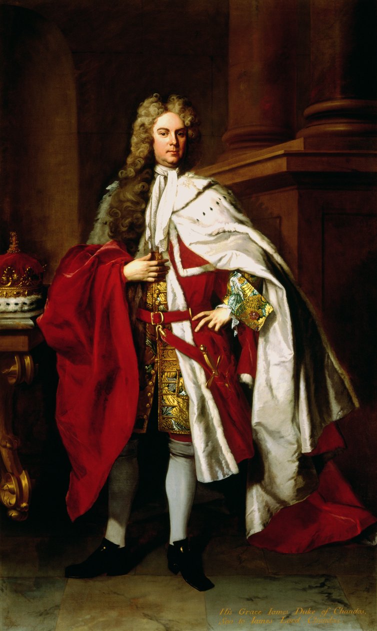 James Brydges (1673-1744) 1. Chandos Dükü by Michael Dahl