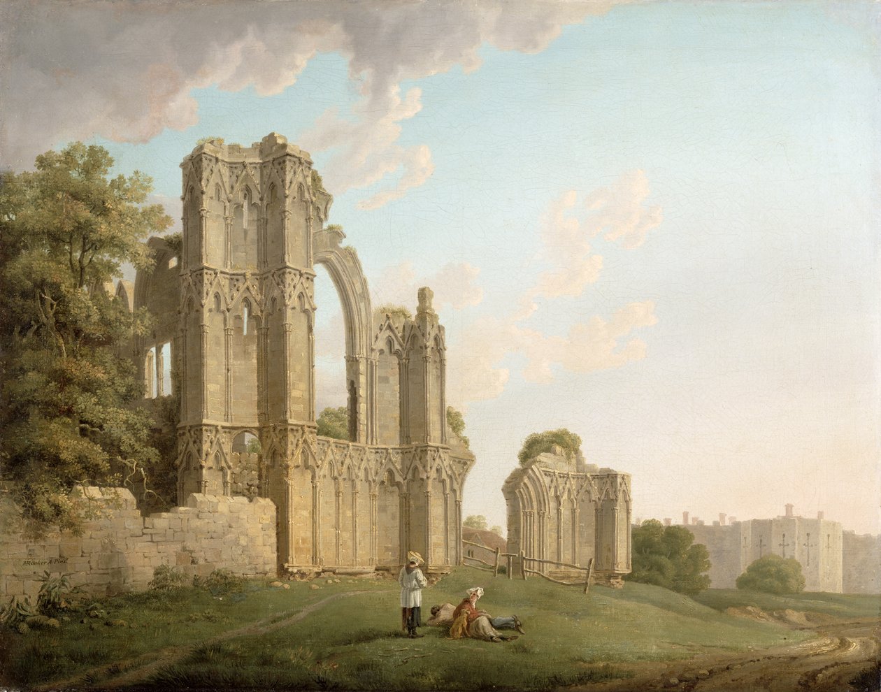 St Mary Manastırı, York, c.1778 by Michael Rooker