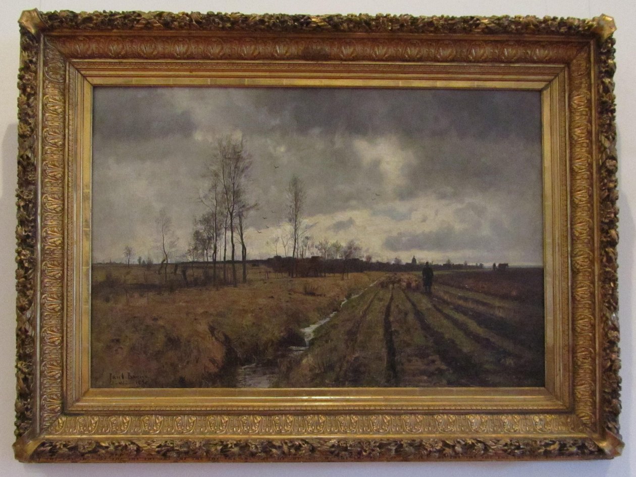 Weg nach Niedergrunstedt, Paul Baum, 1886, Weimar