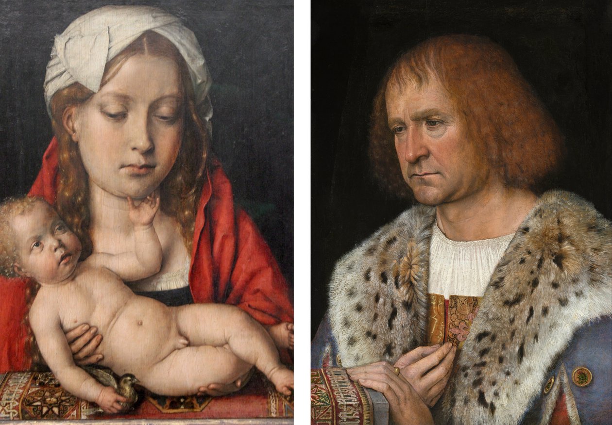 İki Parçalı Madonna ve Çocuk, Diego de Guevara by Michael Sittow
