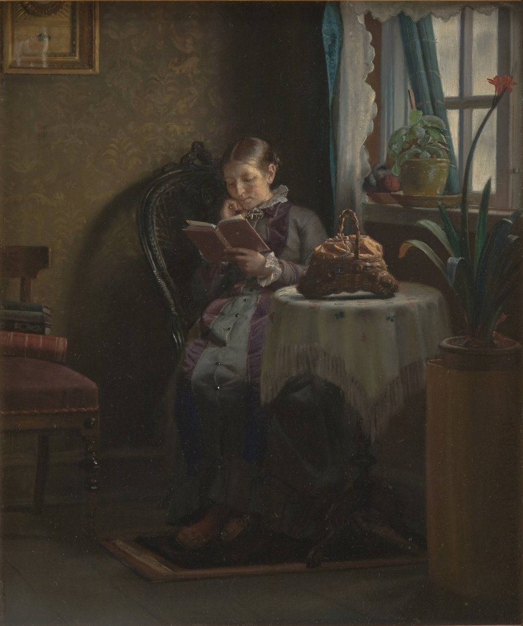 Sanatçının Karısı Okuması by Michael Ancher