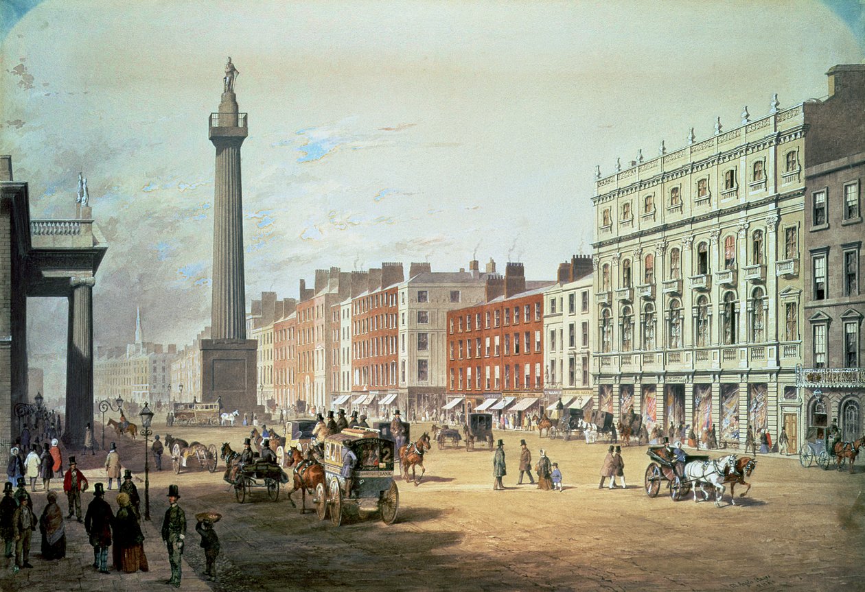 Sackville Caddesi, Dublin by Michael Angelo Hayes