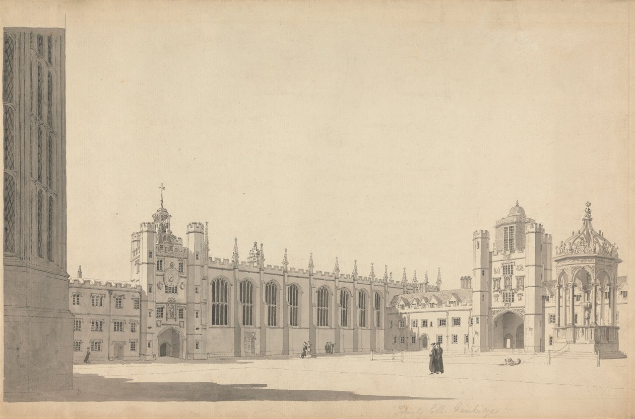 Büyük Mahkeme, Trinity College, Cambridge by Michael Angelo Rooker