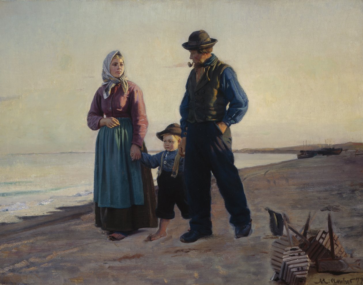 Sahilde by Michael Peter Ancher