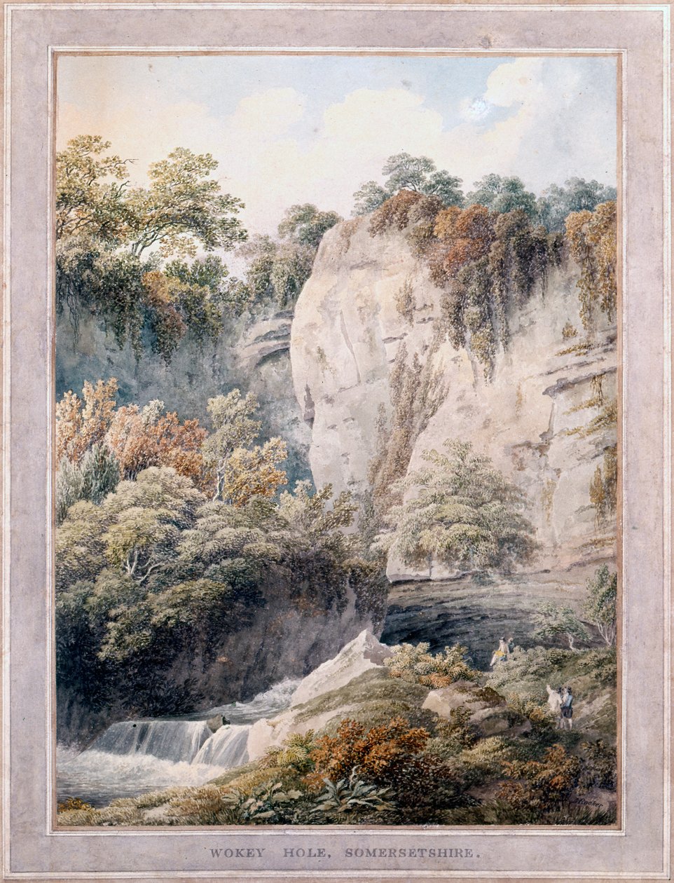 Wookey Deliği, Somerset, 18. yüzyıl by Michael Rooker