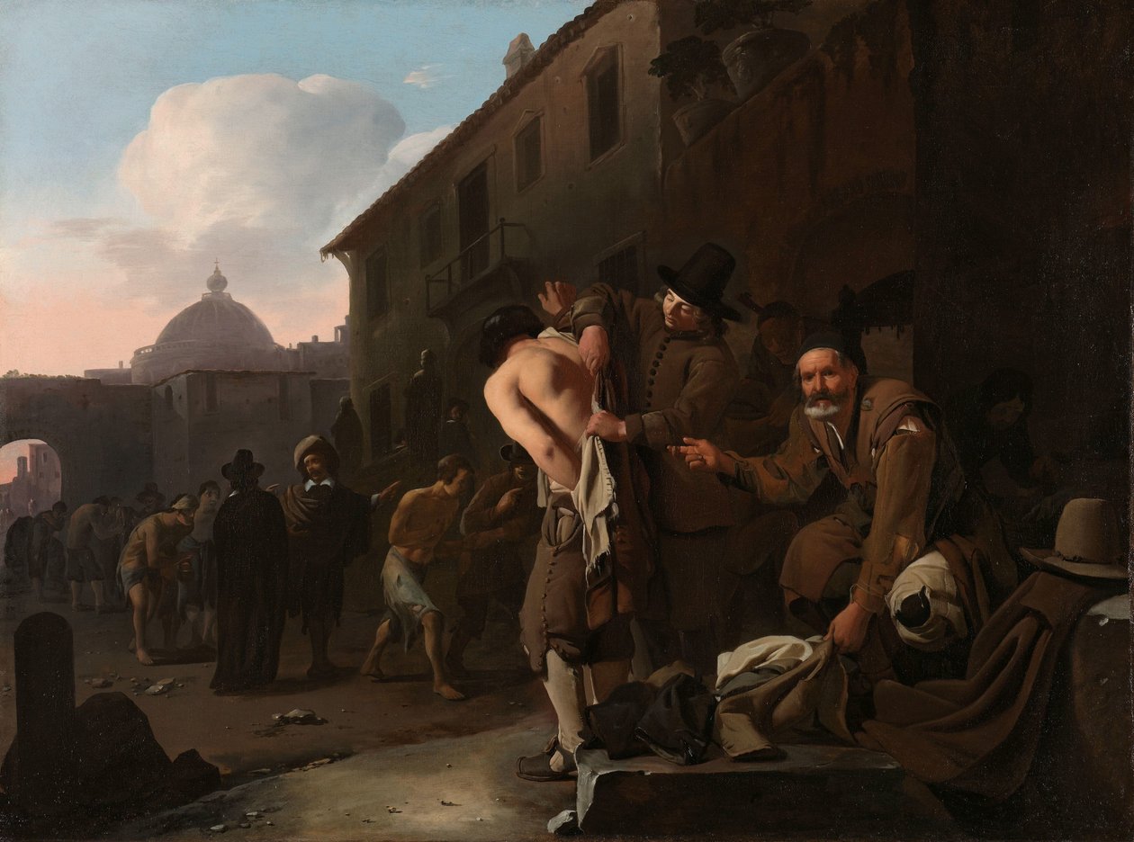 Çıplak Giydirmek Çıplakları Giydirmek by Michael Sweerts