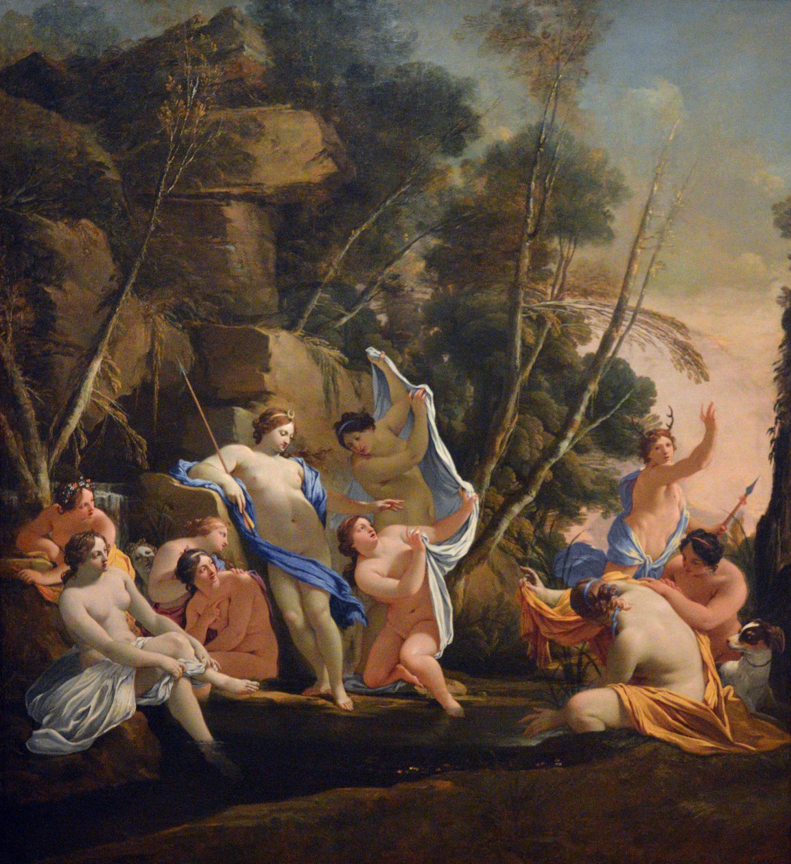 Diana ve Aktaeon by Michel Dorigny