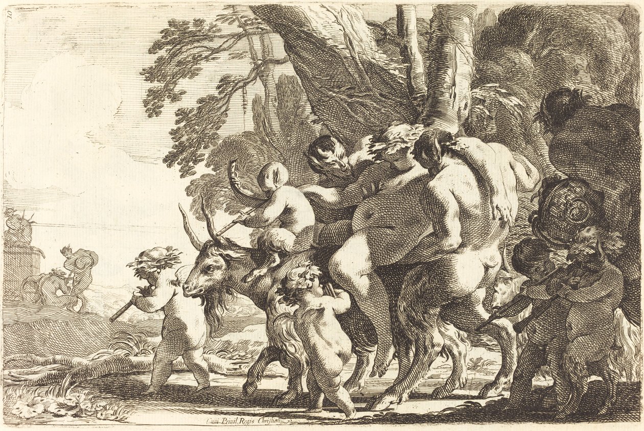 Sarhoş Silenus by Michel Dorigny