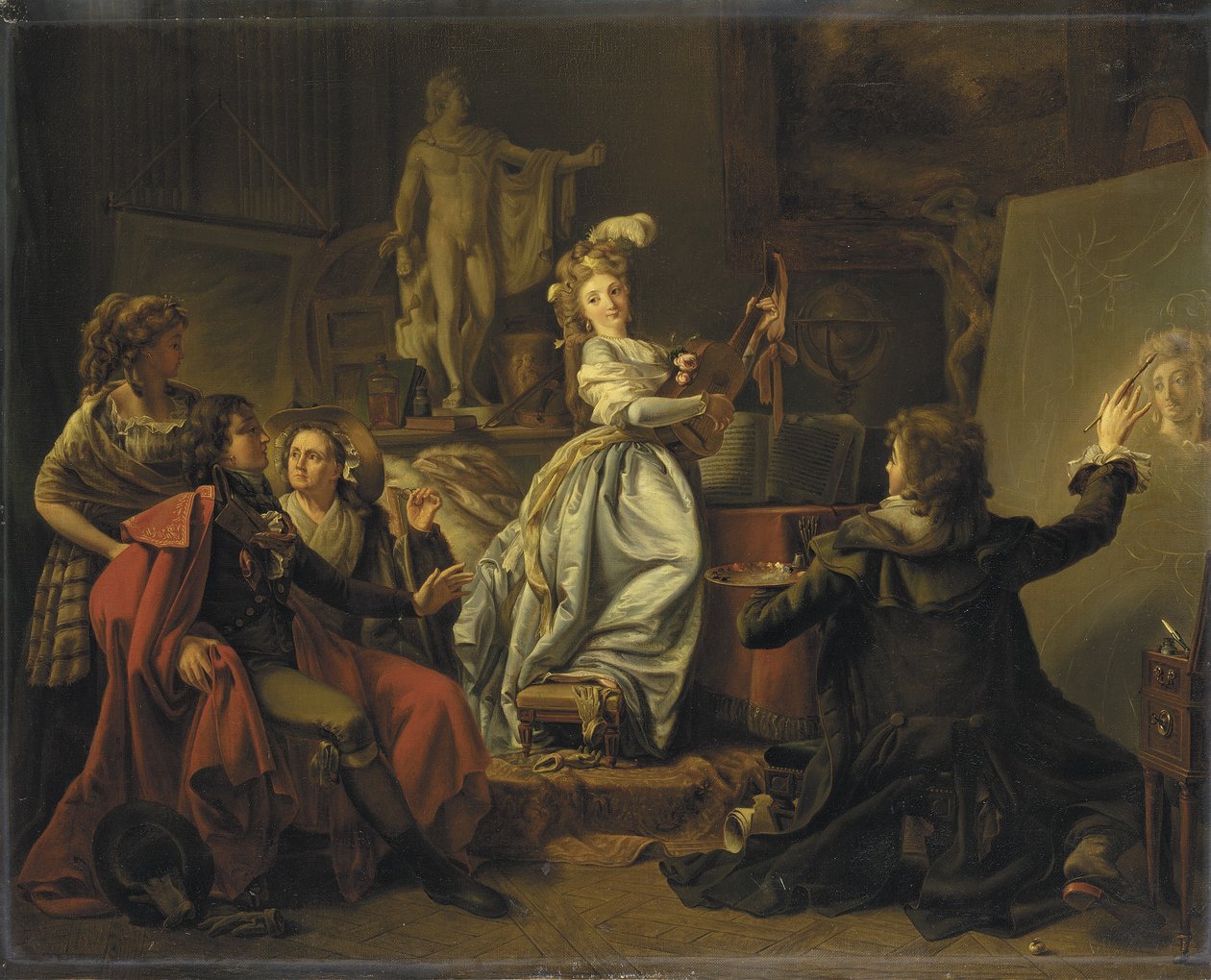 Sanatçının Stüdyosunda, c.1792-95 by Michel Garnier