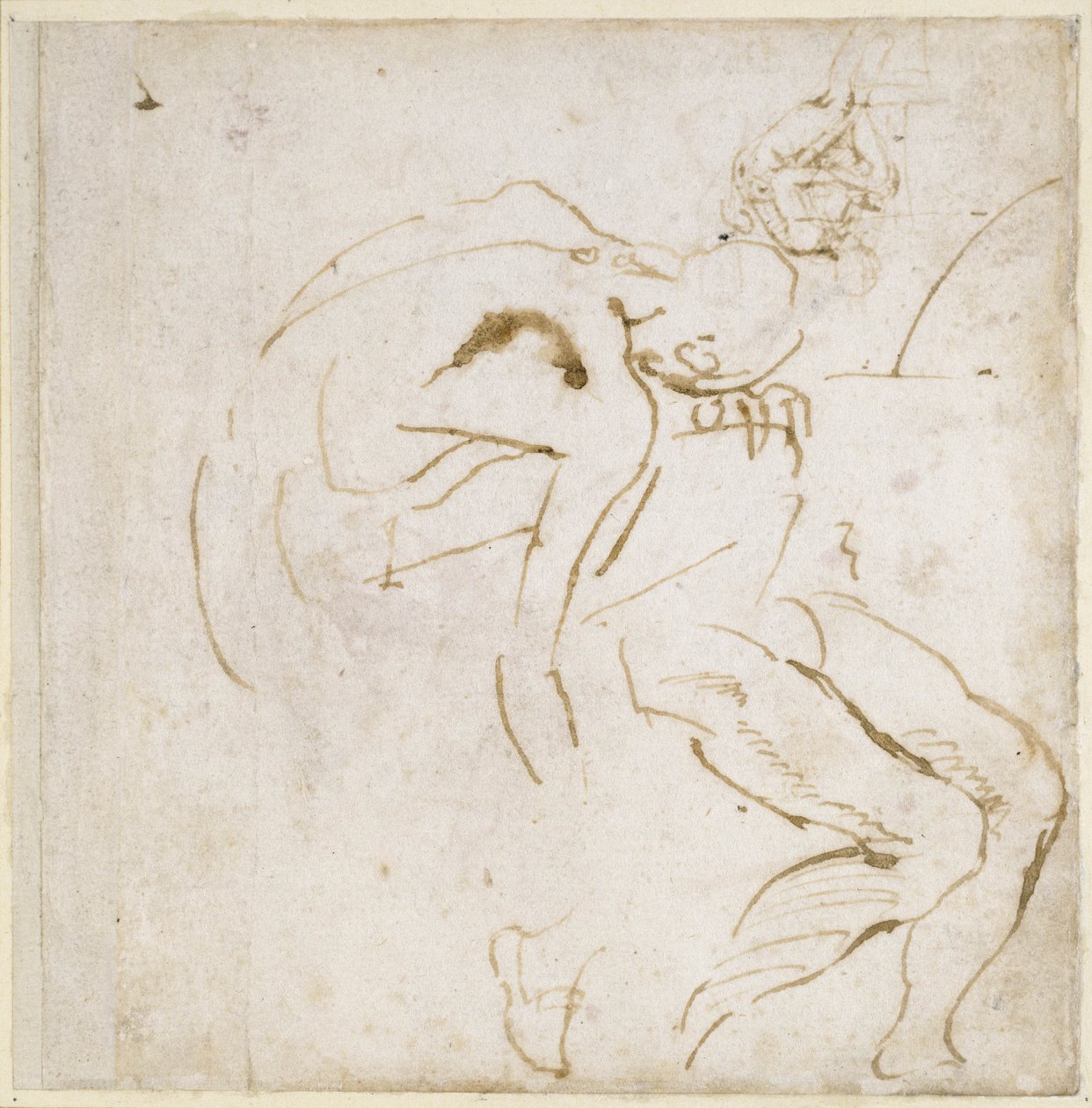Şekil Çalışması, c.1511 by Michelangelo Buonarroti