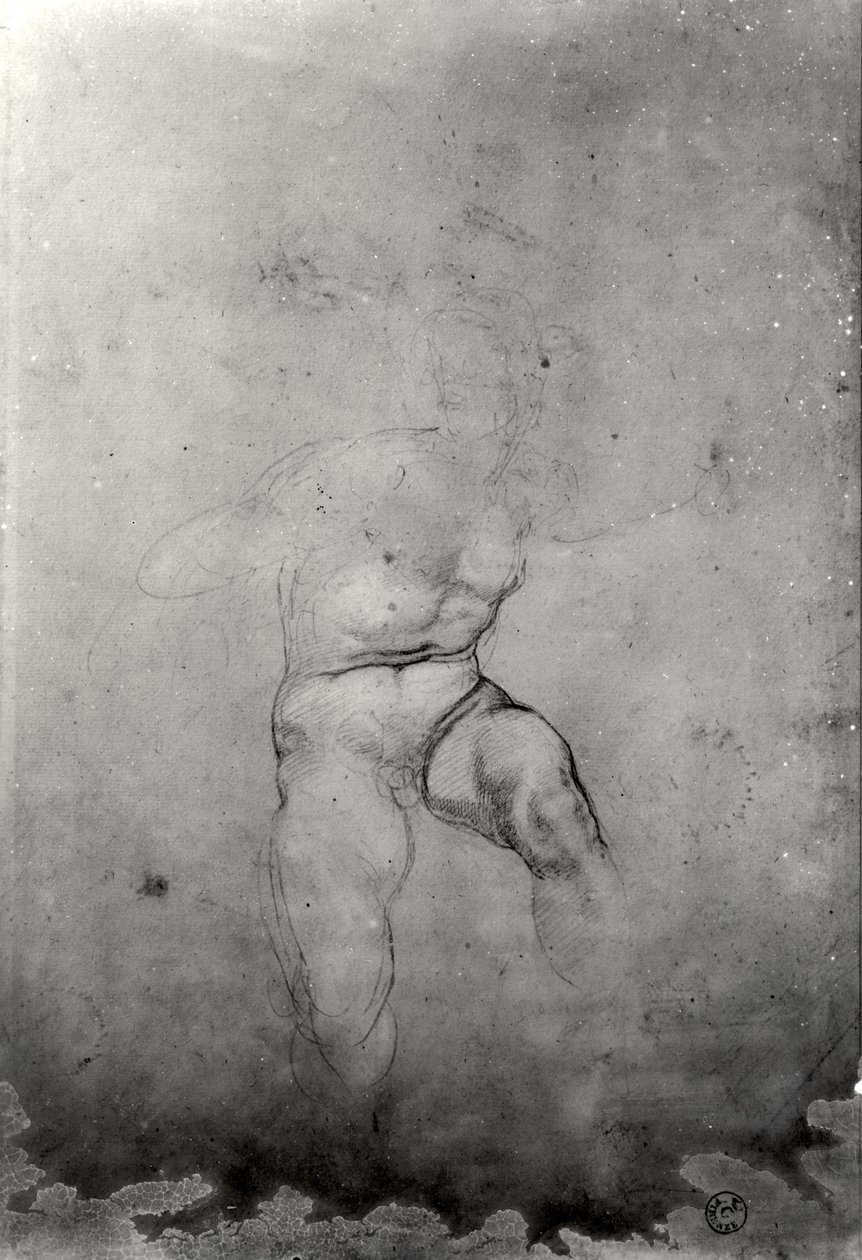 erkek çıplak by Michelangelo Buonarroti