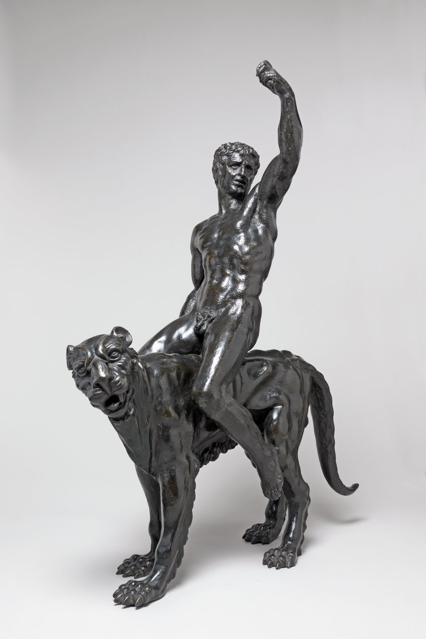 panter sürme çıplak bacchants by Michelangelo Buonarroti