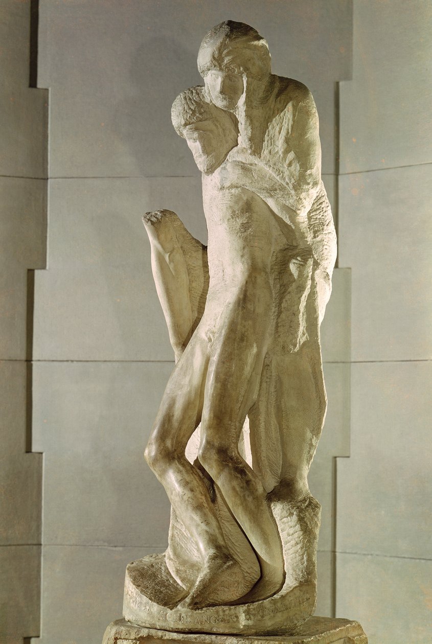 Rondanini Pieta, 1564 (mermer) (ayrıca bkz. 121822) by Michelangelo Buonarroti