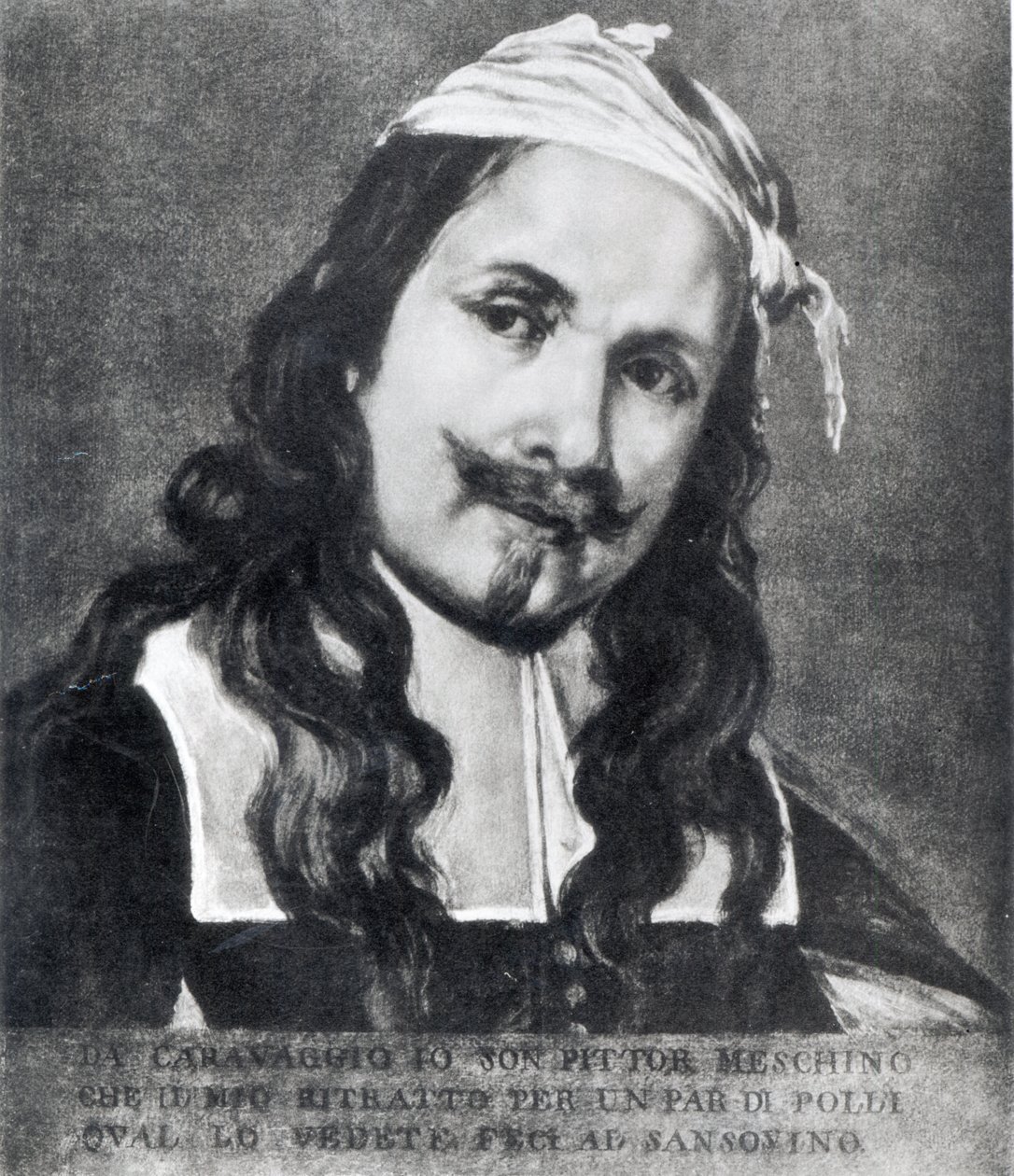 Self-portrait   by Michelangelo Merisi Caravaggio