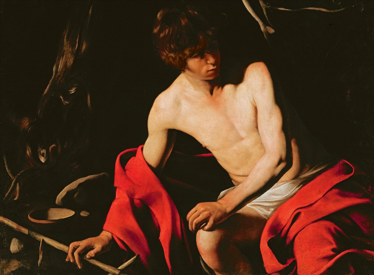 Vaftizci Yahya, c.1598-99 by Michelangelo Merisi Caravaggio
