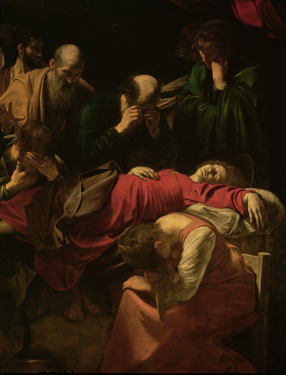 Bakirenin Ölümü, 1605-06 (3678 detayı) by Michelangelo Merisi Caravaggio