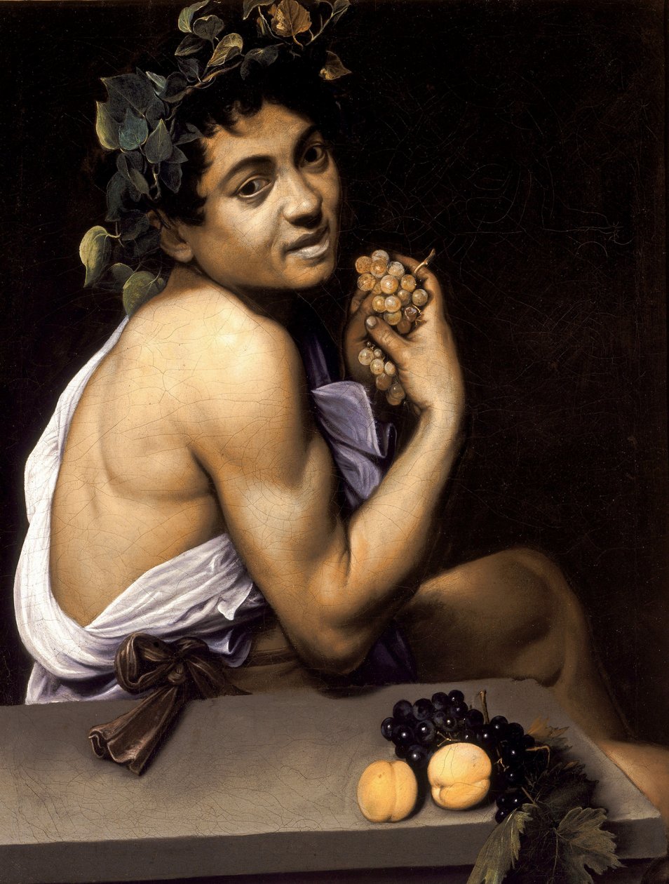 genç hasta bacchus by Michelangelo Merisi Caravaggio