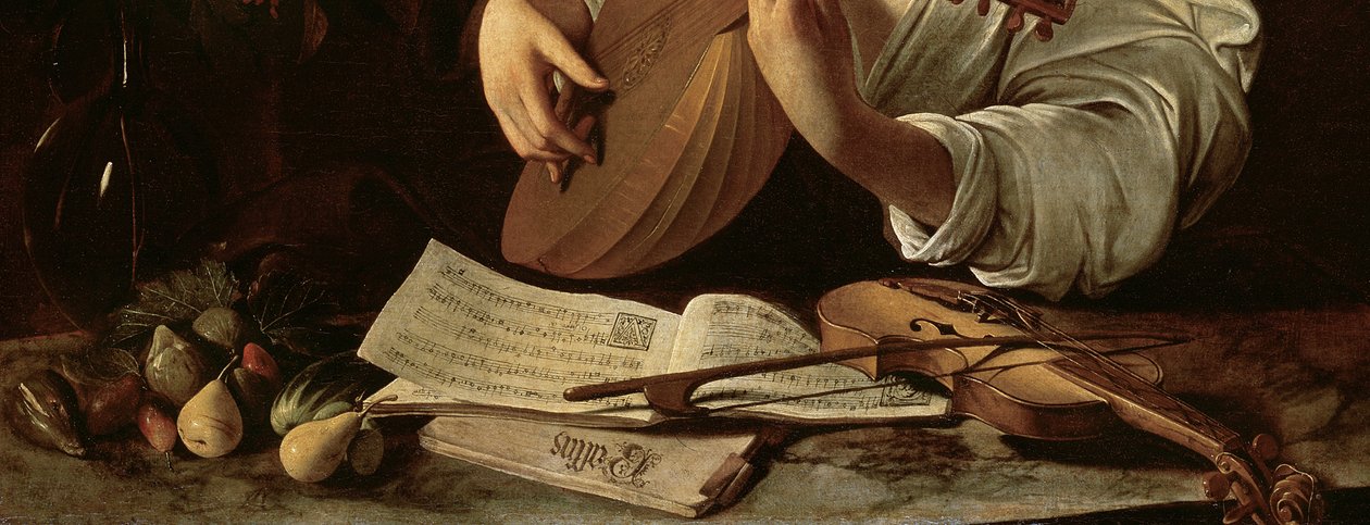 Ud Oyuncusu, c.1595 by Michelangelo Merisi Caravaggio