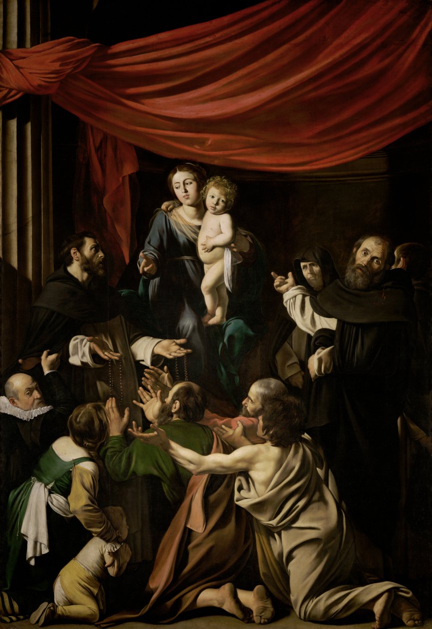 Tesbih Madonna by Michelangelo Merisi Caravaggio