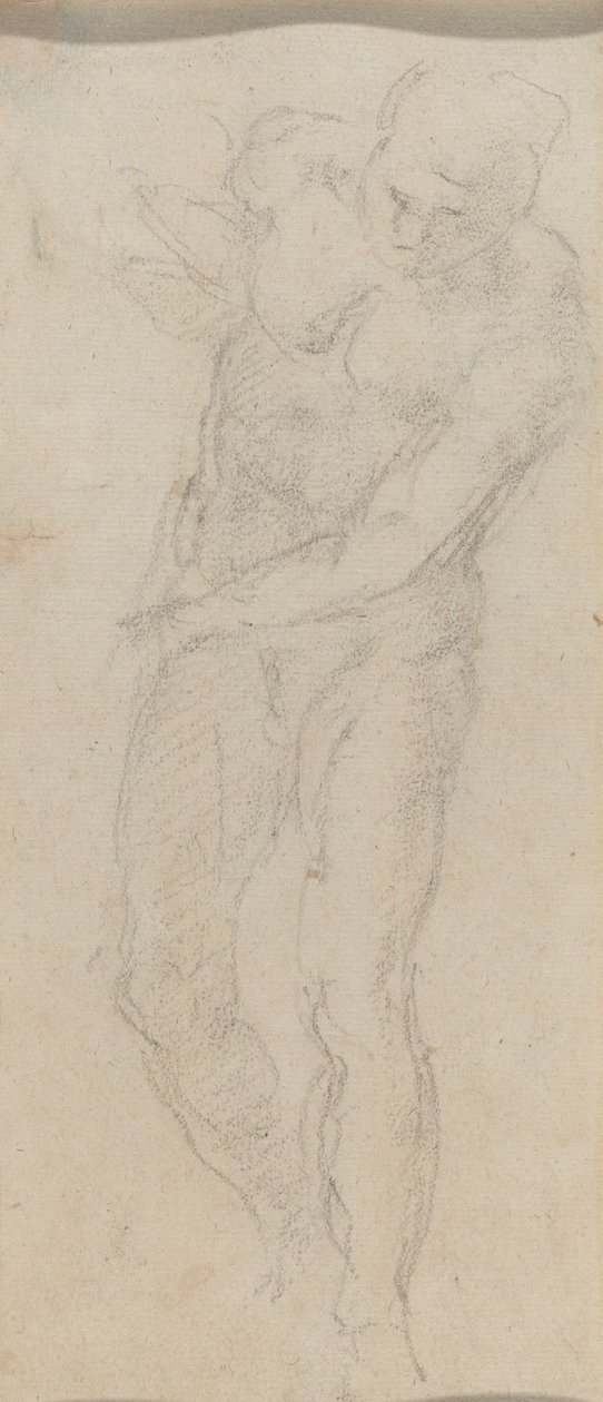 Erkek Çıplak [verso] by Michelangelo