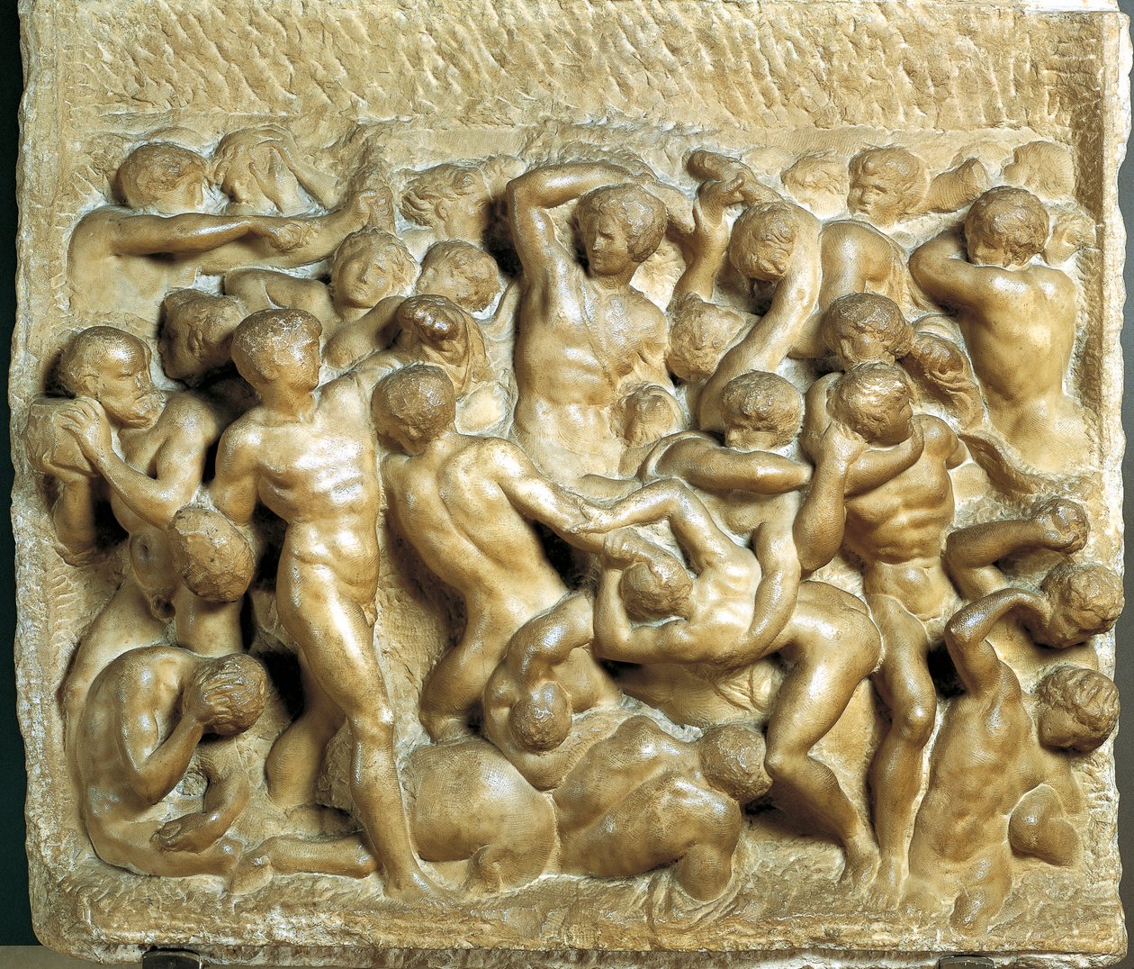 Centaurlara karşı Lapiths Savaşı by Michelangelo Buonarroti