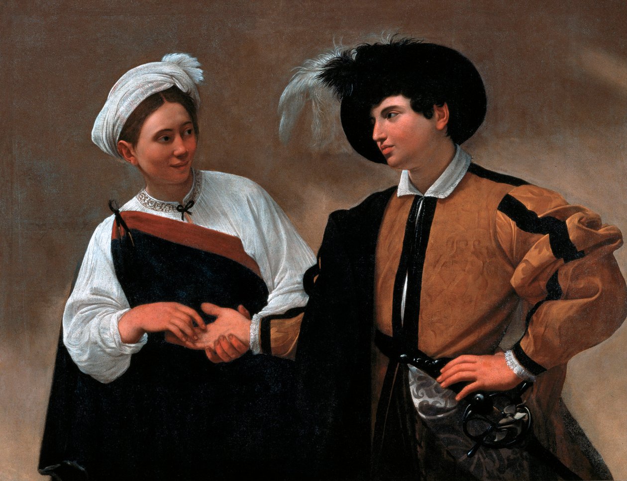 İyi Şanslar, 1595 by Michelangelo Merisi Caravaggio