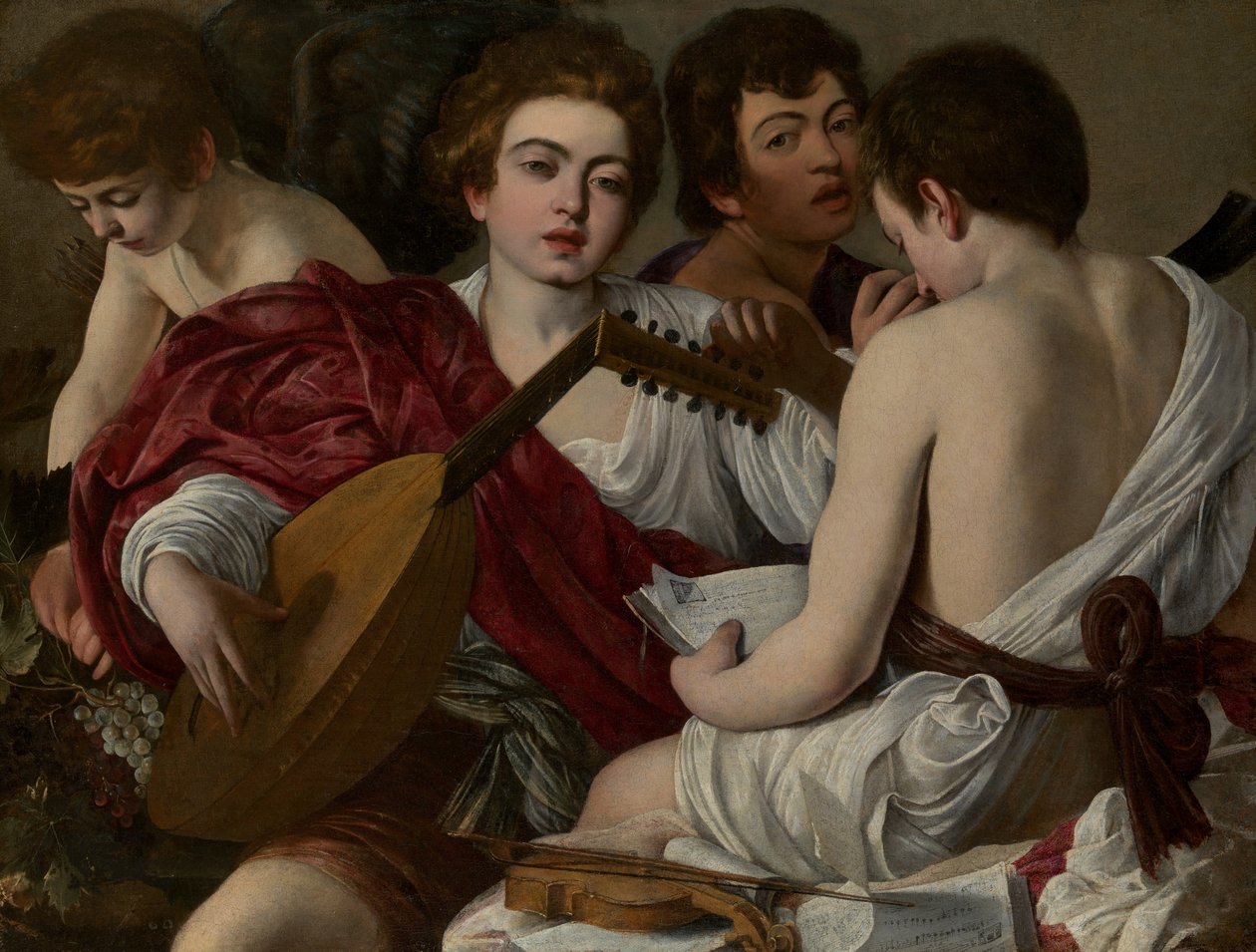 Müzisyenler, 1597. by Michelangelo Merisi Caravaggio