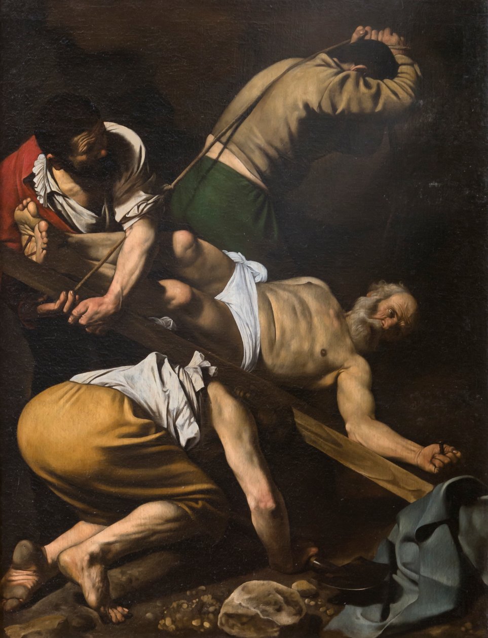 Aziz Petrus'un çarmıha gerilmesi by Michelangelo Merisi da Caravaggio