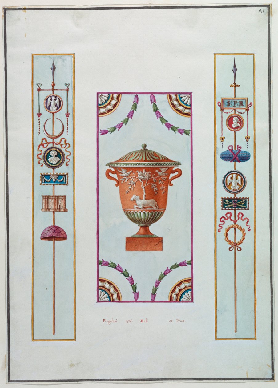 Duvar dekorasyonu by Michelangelo Pergolesi