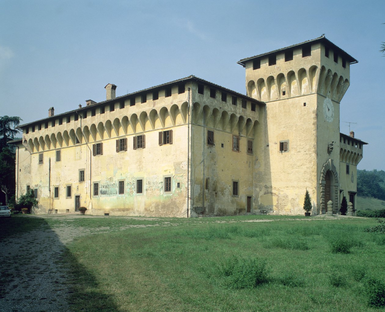 Cosimo Il Vecchio (1389-1464) için tasarlanmış Villa Medicea Cafaggiolo (ayrıca bkz. 60455) by Michelozzo di Bartolommeo