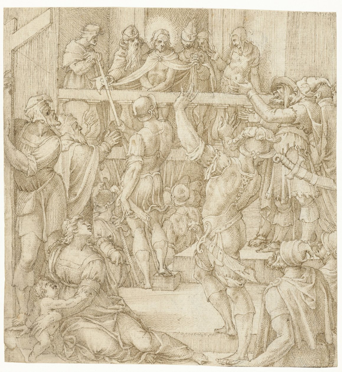 İnsanlara gösterilen Mesih by Michiel Coxie (I)