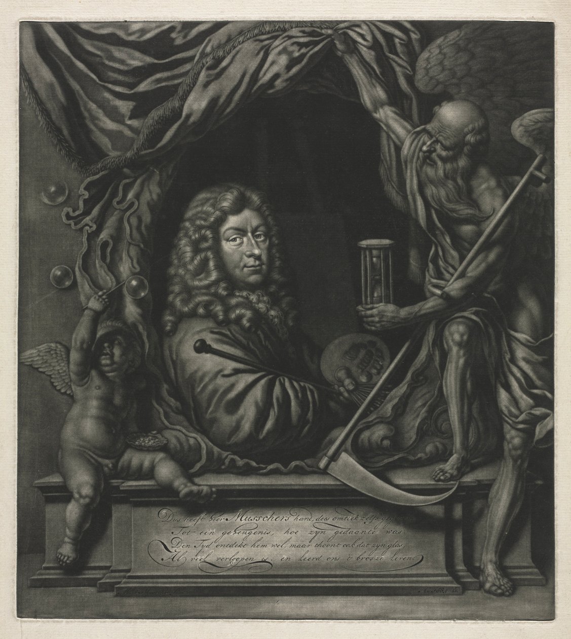 Otoportre, 1685. by Michiel van Musscher