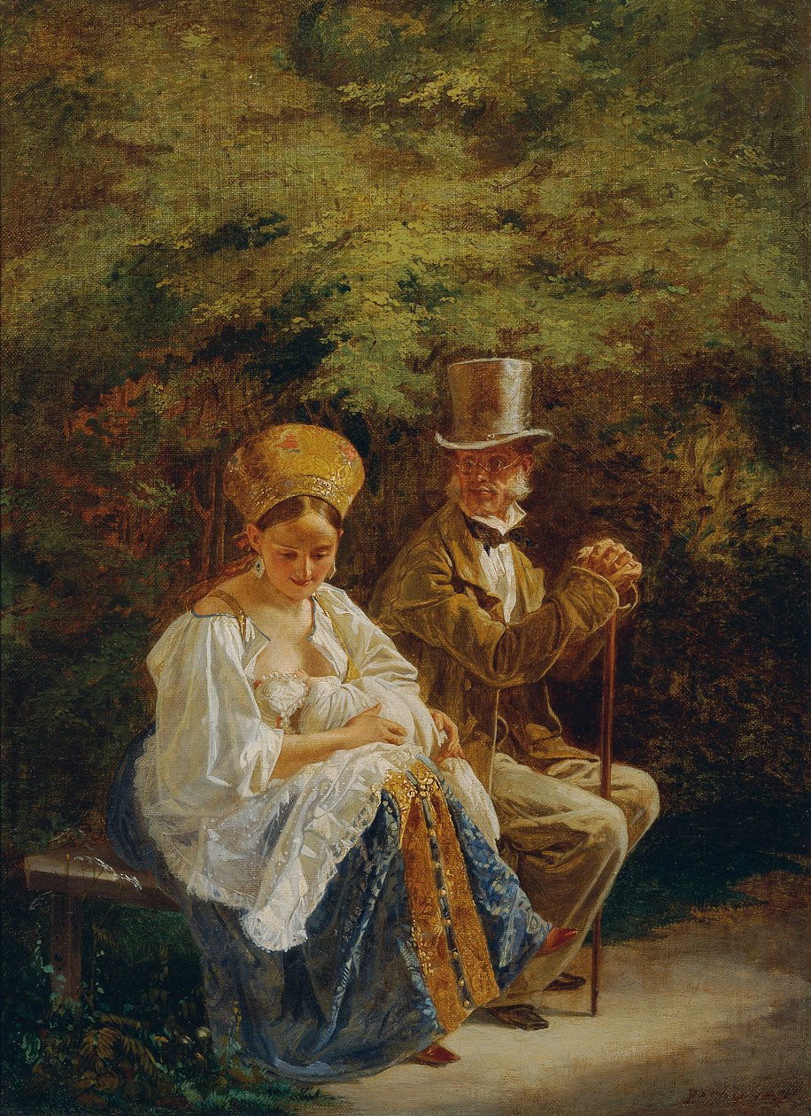 Eski bekar, 1847-1849. by Mihály Zichy